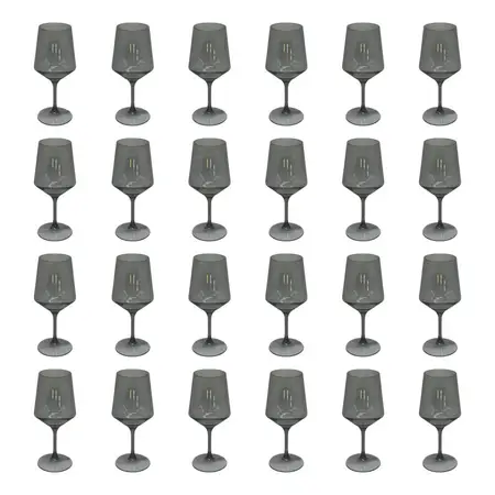 24 Copas Blend De 500 Ml Vino Coctel Acrílico | Dixtron Transparente