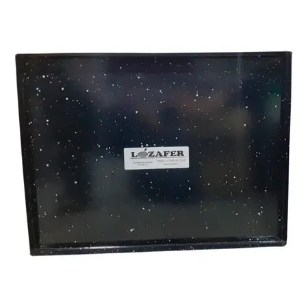 Asadera Enlozada Panaderia Reforzada Horno 30x40x2 Cm X 1 U Negro