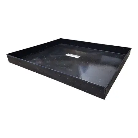 Asadera Enlozada Reforzada Horno 50x60x4,5cm Calidad X1 Un Negro