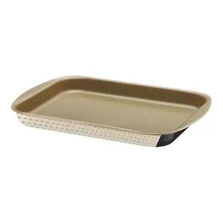 Asadera Llana My Lovely Kitchen Tramontina Aluminio 34cm Color Dorado