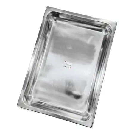 Asadera Rectangular Profunda Carol Acero Inoxidable 48x35 Cm Acero Inoxidable