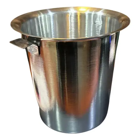 Balde Frapera Champañera Champagne Hielera De Acero 3,4 Lts Plateado Acer61036