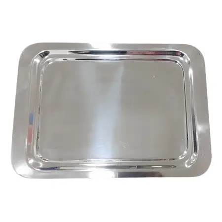 Bandeja Acero Inoxidable Recta Doble Bajada Gastro 40,5x29cm