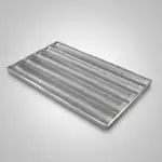Bandeja Baguetera 45x70 Cm Aluminio Gastronómica | Lozafer 5 Ondas