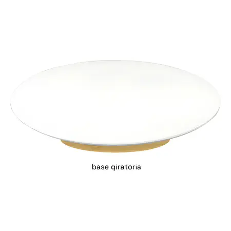 Bandeja Bambu Giratoria Blanca Carol Blanco