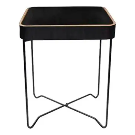 Bandeja Rectangular Para Servir 45 X 35 X 35 Cm Negro Carol