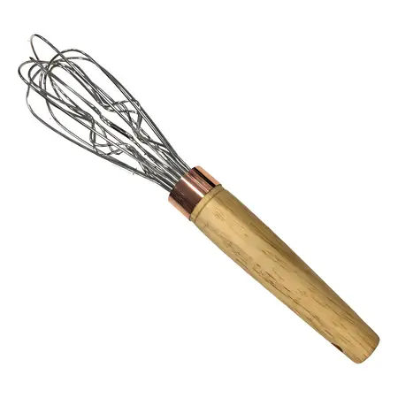Batidor De Alambre Acero Manual Mad 12 Repostería 31 Cm Rosa Gold