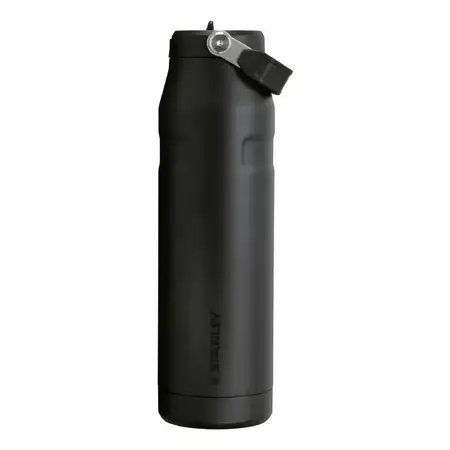 Botella Térmica Acero Stanley Iceflow Flip Straw 2.0 | 1 Lts Negro 2.0