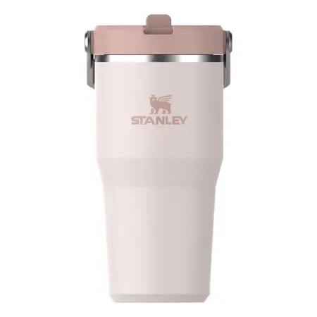Botella Térmica Stanley Flip Straw 591 Ml Rose quartz
