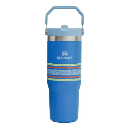 Botella Térmica Stanley Flip Straw 887 Ml AZURE MESH