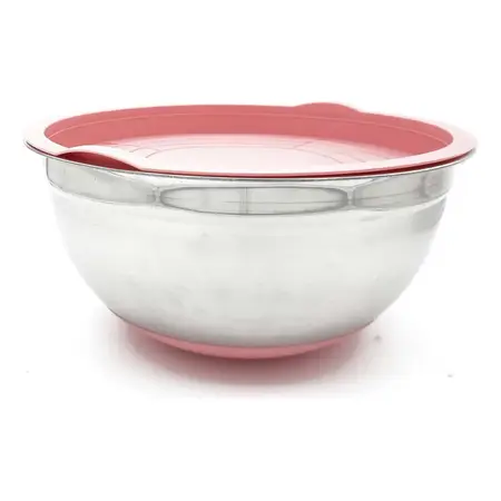 Bowl Con Tapa Y Base De Silicona 26cm Diametro Crystal Rock
