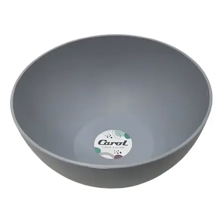 Bowl Ensaladera Plastico Batidora Recipiente Carol 23cm Color Gris