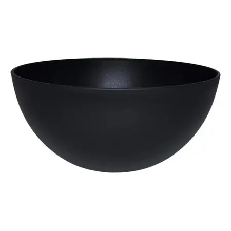 Bowl Plástico Cereales Ensalada Carol Soft Irrompible 17 Cm Negro Fusion