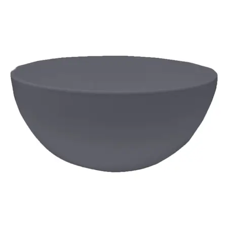 Bowl Plástico Compotera Carol Cereales Snack Postre 11cm Gris Soft