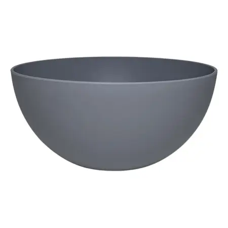Bowl Plástico Ensaladera Carol Soft Irrompible Colores 23cm Gris Fusion