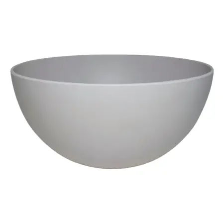 Bowl Plástico Ensaladera Carol Soft Irrompible Colores 23cm Tiza Fusion