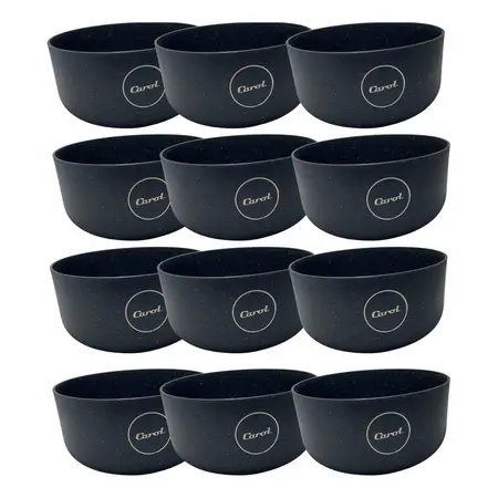 Bowl Plástico Linea Granito Cereal Ensalada Carol 18 Cm X12u