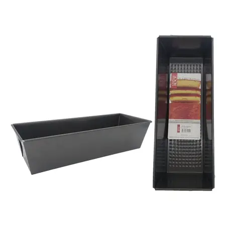 Budinera Molde Budin Ingles Crystal Rock Teflón Antiadh 35cm Gris Oscuro