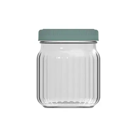 Buriti Frasco Vidrio Chico 500ml Organizador A Rosca Nadir Surtido