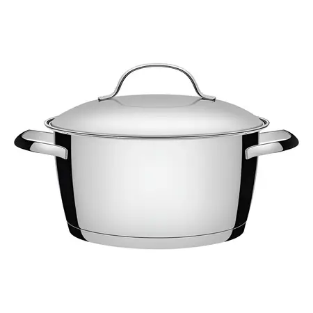 Cacerola Allegra Tramontina De Acero Inoxidable Allegra 62654/240 24 Cm 5,7 Lt