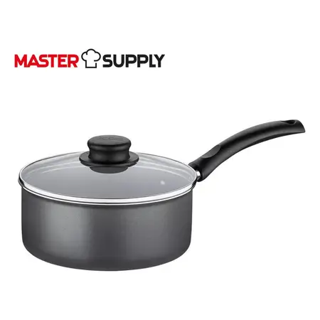 Cacerola Con Mango Turim Tramontina 18cm Antiadherente Color Negro