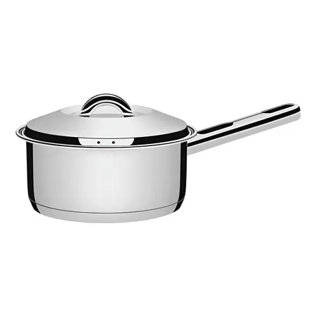 Cacerola Mango 62501/160 Tramontina Solar 16cm 1.4 Litros Acero Inoxidable Triple Fondo