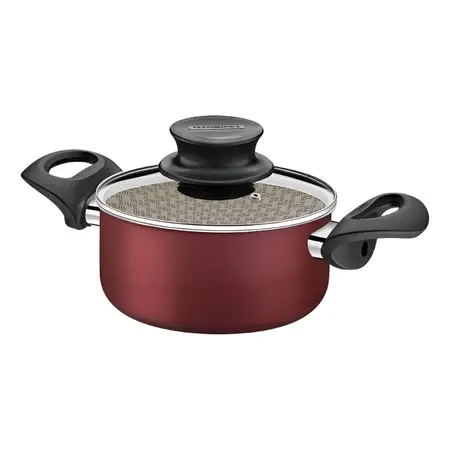 Cacerola Paris Tramontina 16cm Antiadherente Tapa Vidrio