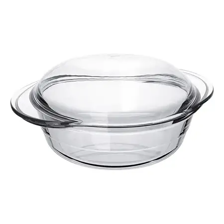 Cacerola Redonda Marinex Con Tapa Vidrio Templado Prof 700ml
