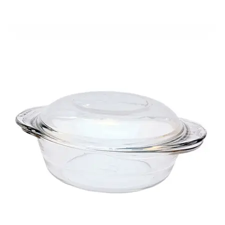 Cacerola Redondo Con Tapa Vidrio Temp Marinex Profunda 6456 - Transparente