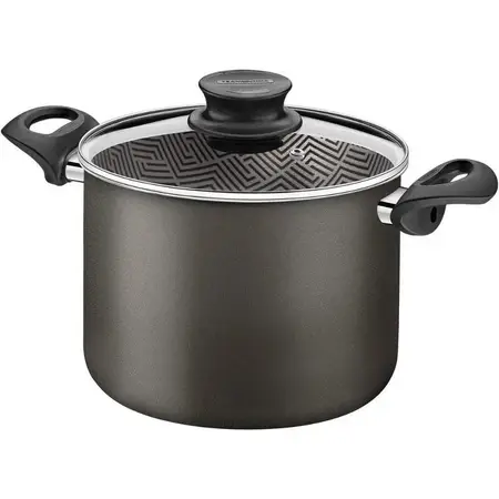 Caldero Antiadherente Tramontina Paris De 16 Cm De Plomo