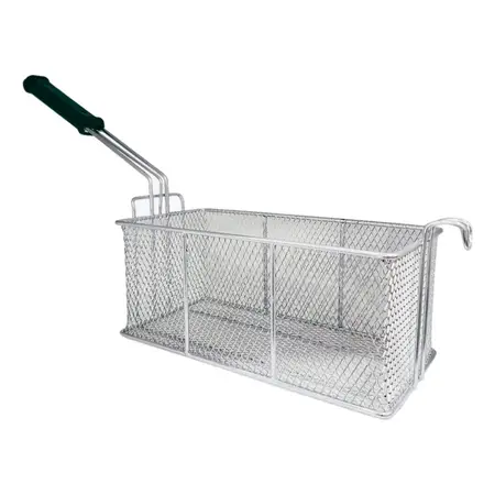 Canasto Freidor 32x16cm Gastronómico Acero Inox. / Plástico