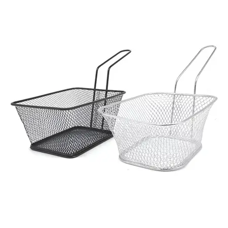 Canasto Para Servir Papas Y Frituras Crystal Rock