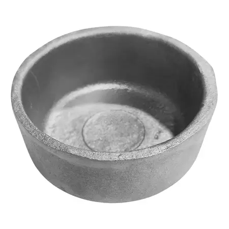 Cazuela 8 Cm Aluminio Fundición Catering Gastronómico Bar X1 Plateado