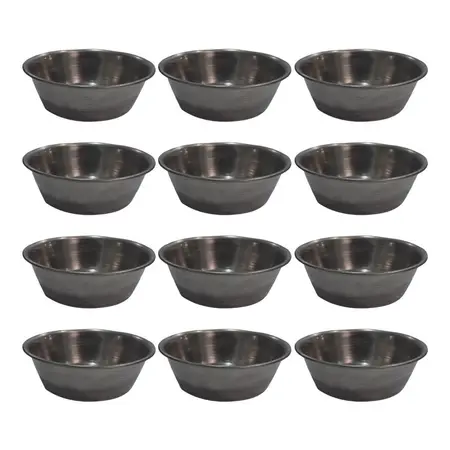 Cazuela Dip 7 Cm Acero Nacional Bar Gastronómico X 12 Uni. Acero