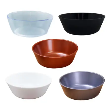 Cazuela Dip Melamina Irrompible Colores Bar 9 Cm X12 Unid. negro