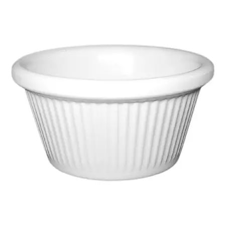 Cazuela Melamina Blanca Ramequines Quimbera Resistente X1 Un