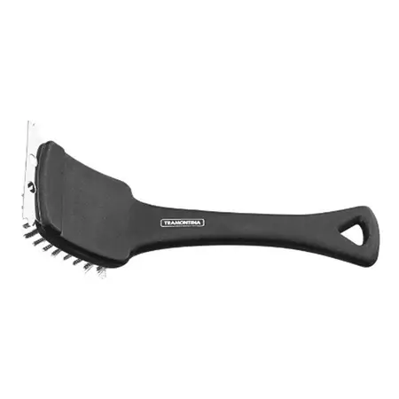 Cepillo P/limpiar Parrilla Tramontina Cerdas Acero Inox 21,6