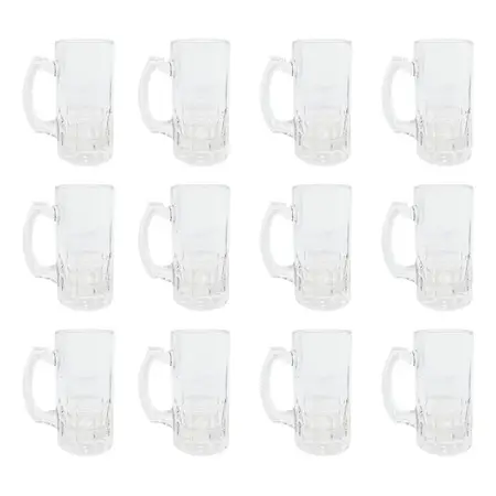 Chopp Cerveza Trigger 375 Ml Crisa Libbey México Vidrio X 12 Vidrio