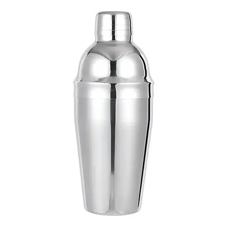 Coctelera Acero Inoxidable Filtro 500ml Profesional Barman Color Plateado