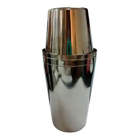 Coctelera Boston Profesional Acero Inoxidable 2 Cuerpos Plateado