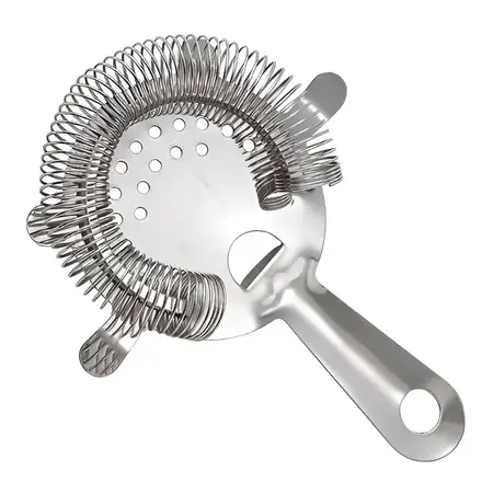 Colador Oruga Cocteleria Barman Filtro Tragos Acero Inoxida Plateado
