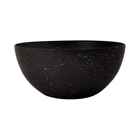 Compotera Postre Plástico Linea Granito 11 Cm 300 Ml | Carol Negro