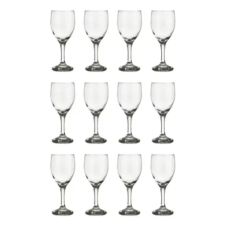 Copa Agua 300 Ml Línea Windsor Vidrio Nadir Cuot X 12 Uni. Transparente