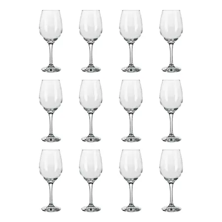 Copa Agua 490ml Barone Nadir Copon Vidrio Cuot. X12 Unidades - Transparente