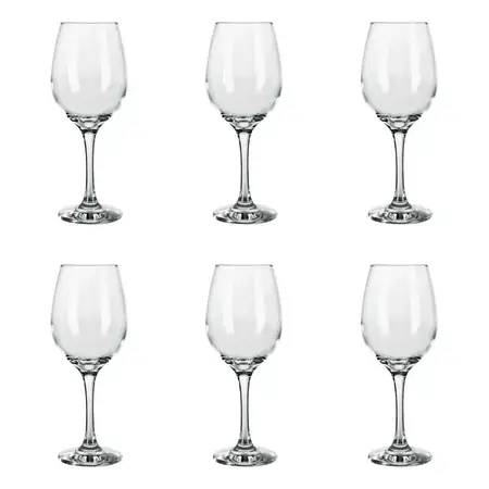 Copa Agua Nadir Barone Copon Vidrio 490ml X 6 Unidades Cuo. Transparente