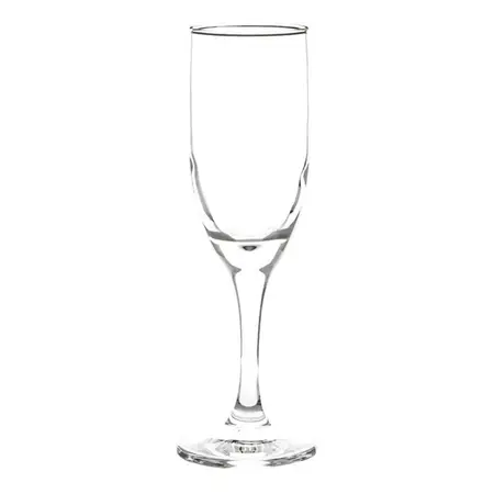 Copa Aragon Champagne Vidrio Cristar Importada 183 Ml X 6 Un Transparente