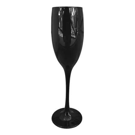 Copa Champagne Nadir Barone Copon Vidrio 190ml X6 Negro Negro