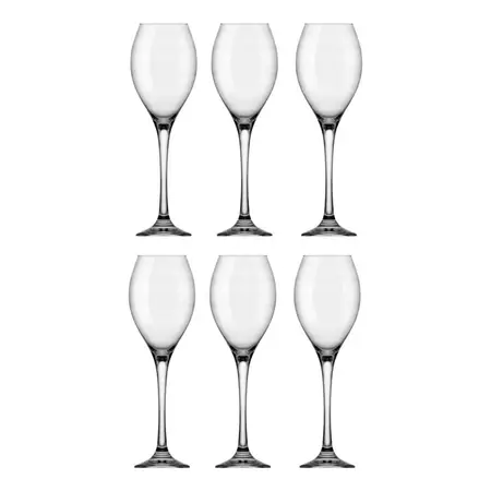 Copa Champagne Nadir Prestige 350ml Vidrio Copon X6 Unidades Transparente