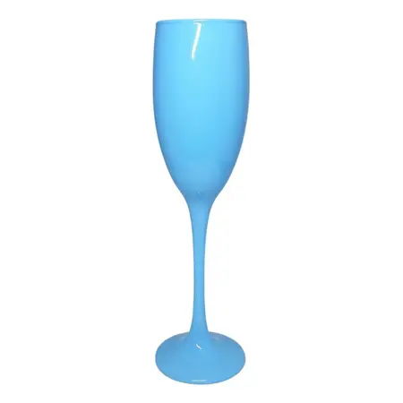 Copa Champagne Vino Nadir Barone Copon Vidrio 190mlx12 Negro Celeste