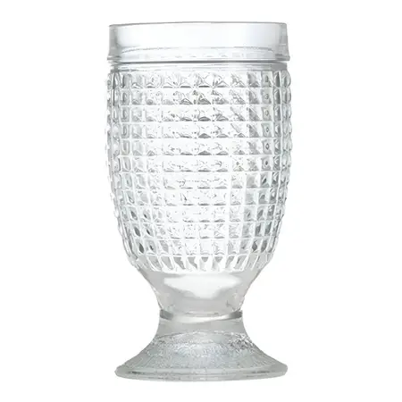 Copa De Agua Barroco Wheaton Vidrio Labrado 250ml X Unidad